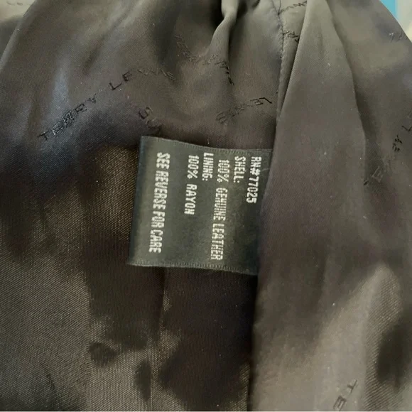 Terry Lewis genuine leather suede jacket Woman’s size XS NWT - Picture 6 of 8